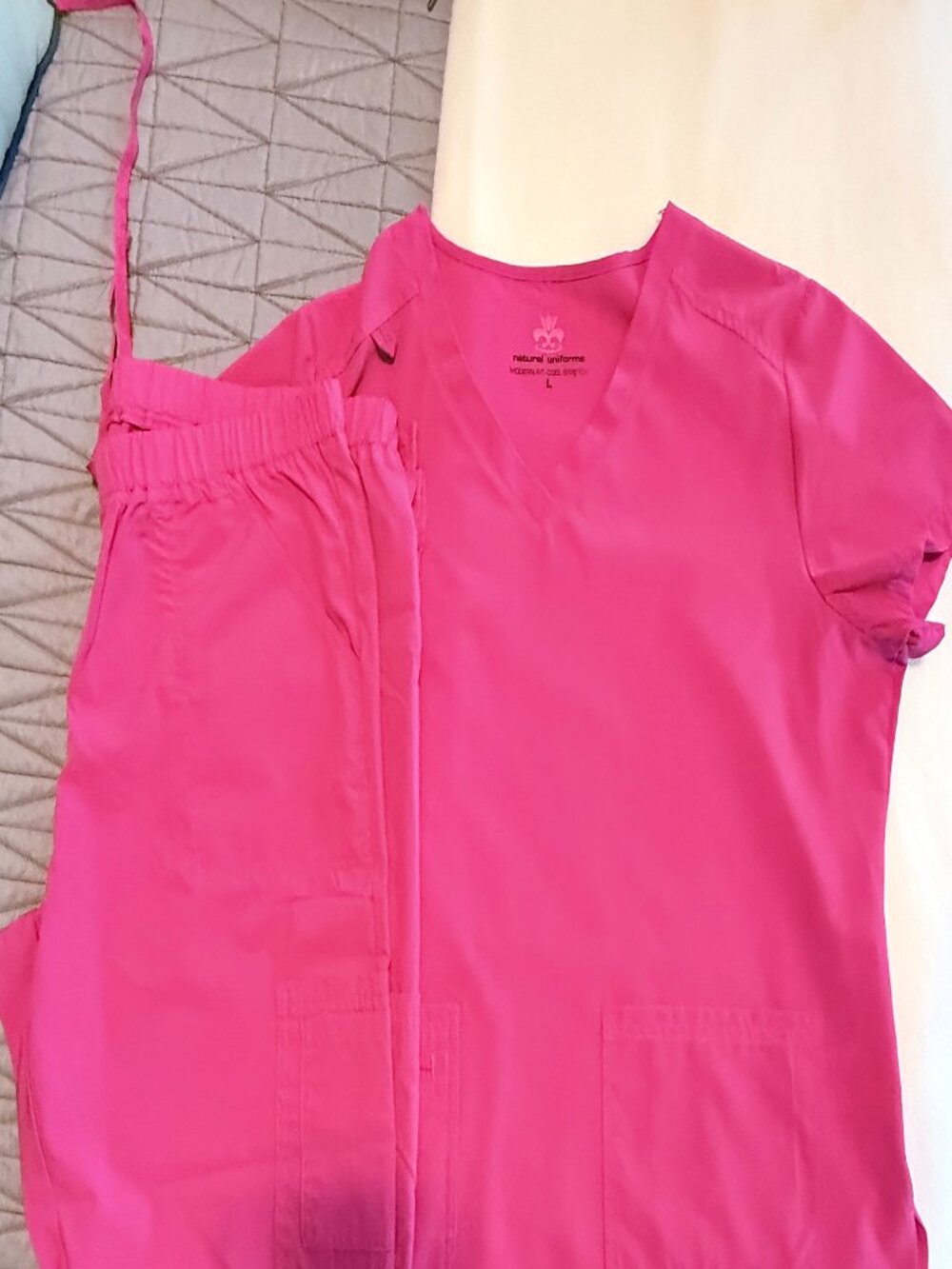 Hot Pink Scrub set